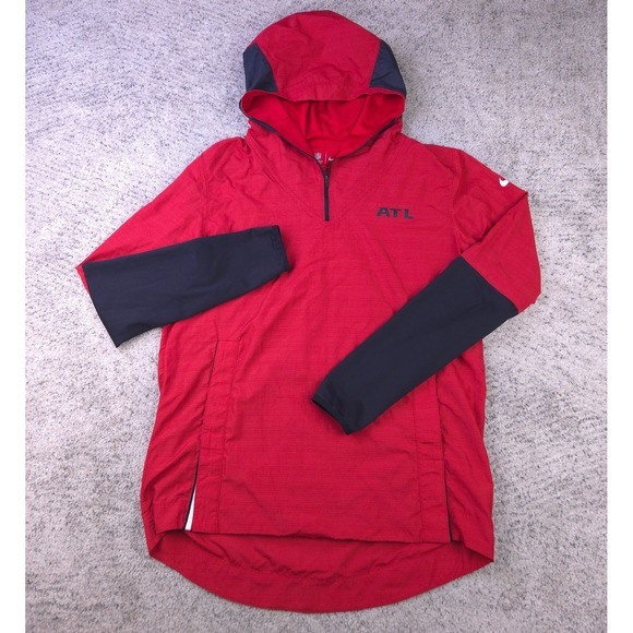 Nike Other - Atlanta Falcons Jacket Mens Medium Nike On Field Sideline Pullover Scuba Collar